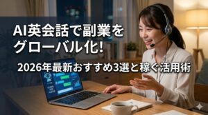 AI英会話で副業をグローバル化
