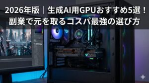 生成AI用GPUおすすめ｜コスパ最強