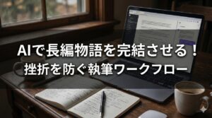 AI長編物語、挫折を防ぐ執筆術