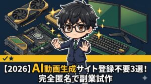 AI動画生成を無料・匿名で試す