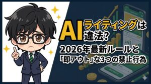 AIコンテンツの法的リスクと禁止行為