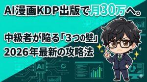 AI漫画KDP、月30万の中級者攻略法