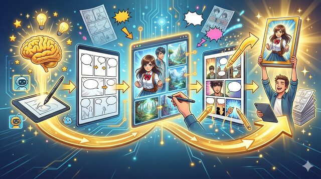 挫折しない!最短で1話を完成させる「AI漫画制作」黄金フロー