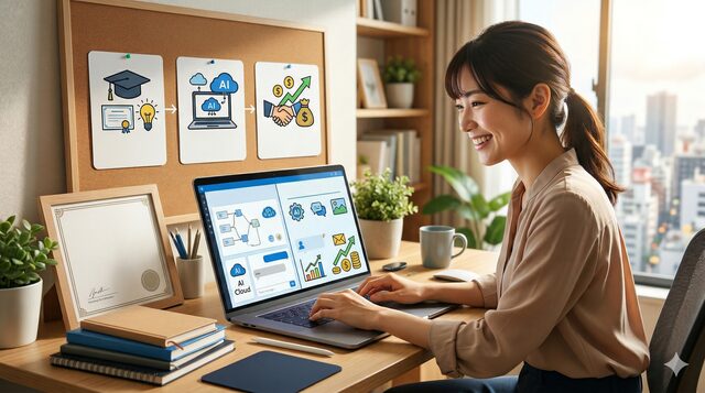 合格の先へ：Azure知識を「AI副業」に変換する3ステップ