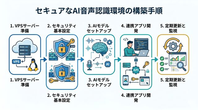セキュアなAI音声認識環境の構築手順