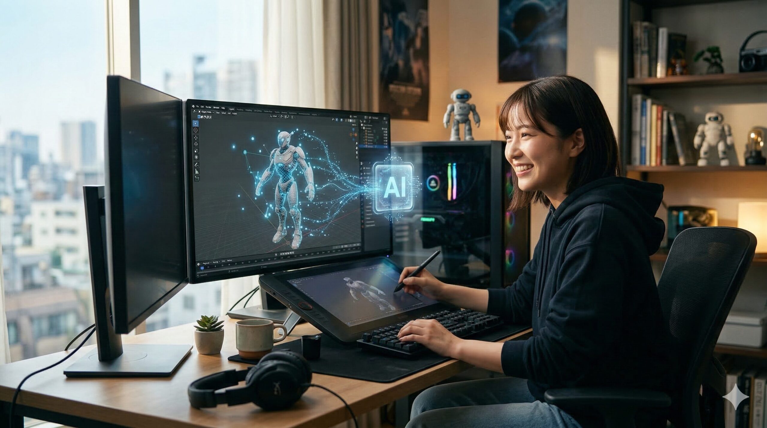 モデリングの挫折は終わり？AI×Blenderが変える制作の未来