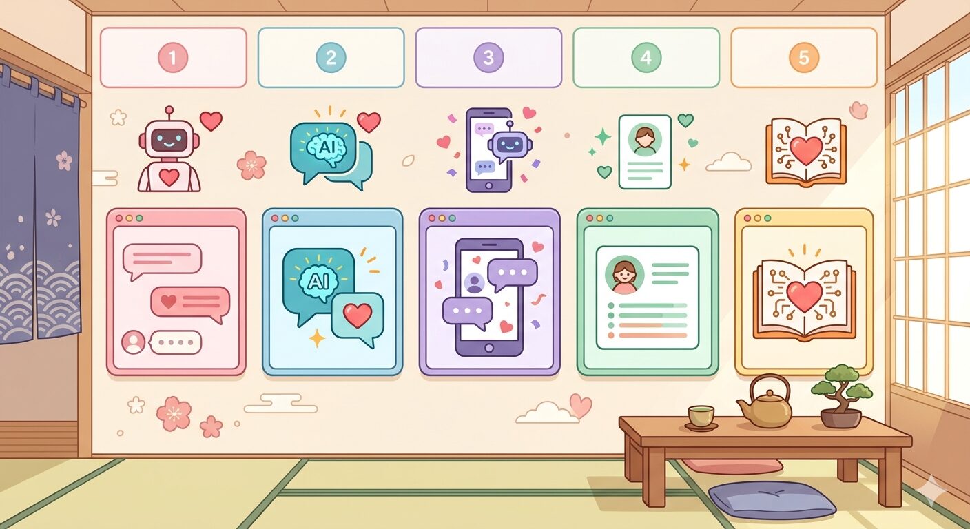 【2026年最新】恋愛相談におすすめのAIツール・アプリ5選